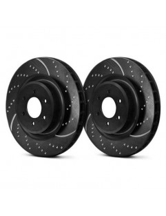 GD1231 - Sport brake discs, slotted and drilled, GD series (Pair) EBC Brakes VOLKSWAGEN | Lupo | Polo (6N) | Polo (6N2) |