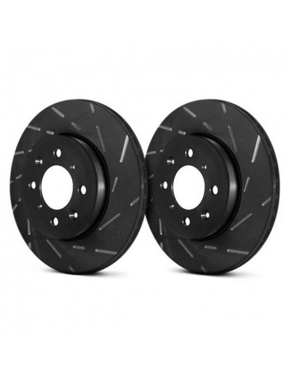 USR1598 - USR series (Pair) EBC Brakes DAIMLER serrated brake discs | Super Eight | Super V8 | JAGUAR | S-Type | XF (X250) 