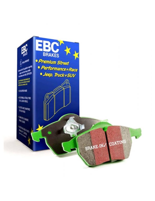 DP21060 - Brake pad set series GREENSTUFF EBC Brakes FIAT | Barchetta | Brava | Bravo | Marea | Marea Weekend | Pun