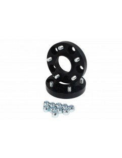 Black Bolted Spacers 22mm 63.3mm 4x108