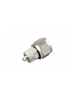 METAL FITTING 6/4 mm - 1/4 "female F threaded