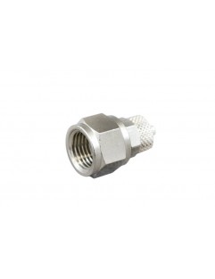 METAL FITTING 6/4 mm - 1/4 "female F threaded