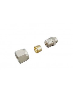 COUPLING FOR COPPER / ALUMINUM 10mm - 1/4 "ext.