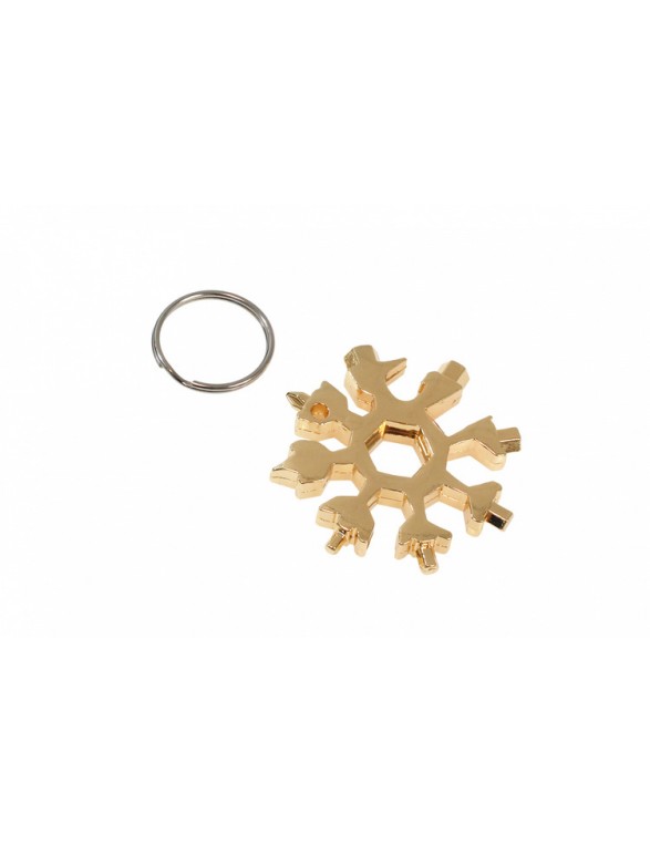 Gold Multitool Keyring