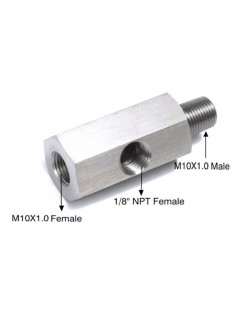 TurboWorks M10x1 olietryk sensor til 1/8 "NPT adapter