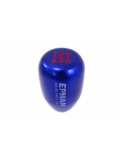 5B aluminum gear knob Universal Blue