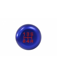 5B aluminum gear knob Universal Blue