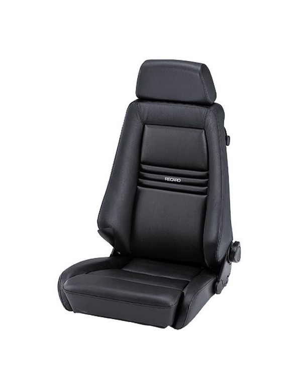 RECARO Specialist M (LX / W) Sort læderstol i kunstlæder