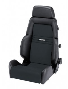 RECARO Expert L (LT / X) Dinamica sort / kunstlæder sort stol