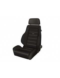 RECARO Classic Line LS Læder sort / Cord stol