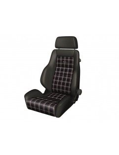 RECARO Classic Line LS Læder sort / Karo