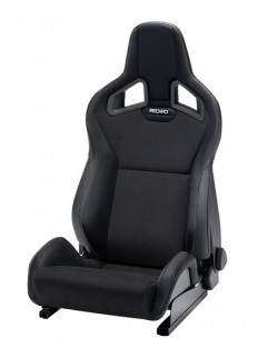 RECARO Sportster CS seat with heating Artificial leather black / Dinamica black