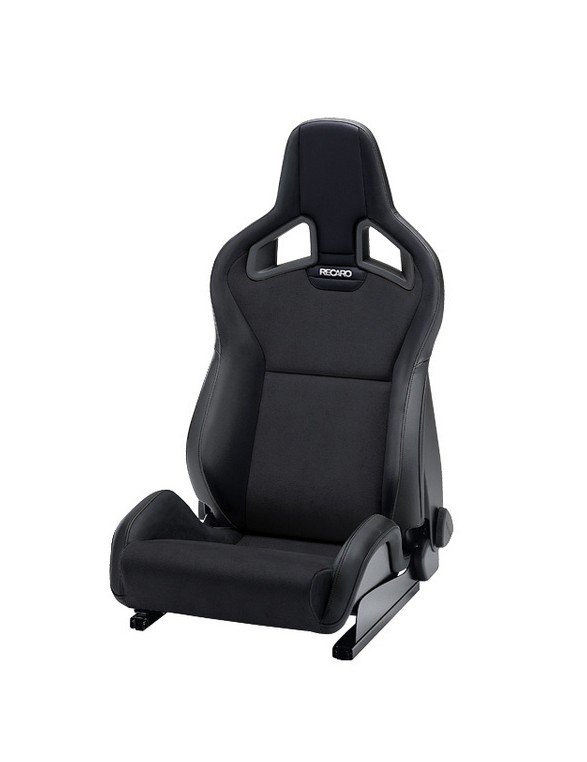 RECARO Sportster CS seat with heating Artificial leather black / Dinamica black