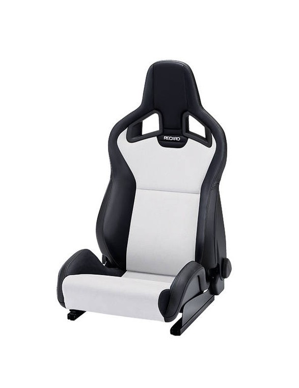 RECARO Sportster CS sæde med varme Kunstlæder sort / Dinamica sølv