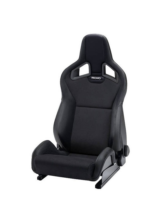 RECARO Sportster CS SAB sæde med varme Kunstlæder sort / Dinamica sort