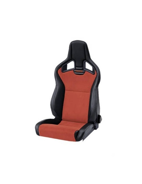 RECARO Cross Sportster CS sæde med varme Kunstlæder sort / Dinamica rød