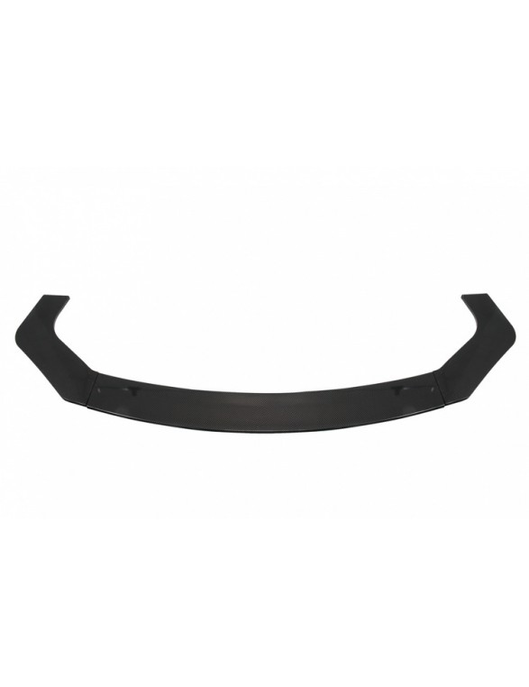 Universal front bumper splitter 3 pcs. Carbon Look