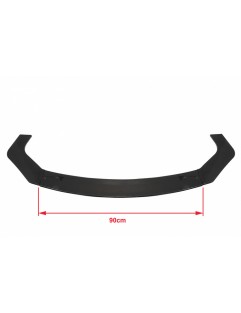 Universal front bumper splitter 3 pcs. Carbon Look