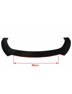 Universal front bumper splitter gloss black