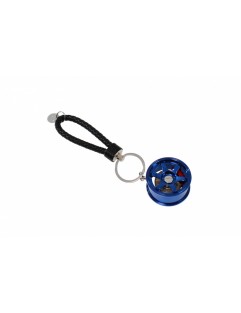 JR3 TE37 Blue wheel keychain