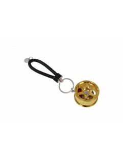 JR3 TE37 Gold rim key ring