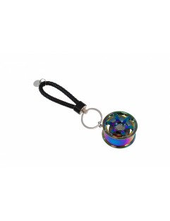 JR3 TE37 Neochrome wheel keychain