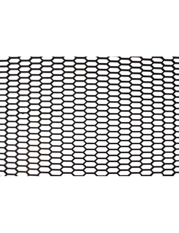 PU MESH HONEY COMB BLACK 120 * 40cm