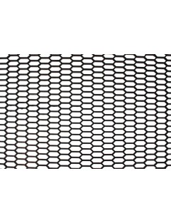 PU MESH HONEY COMB BLACK 120 * 40cm