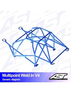 HYUNDAI I30 roll cage (PDE / PDEN) 5-door Hatchback multi-point welded on V4