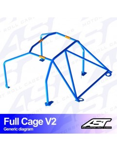 MAZDA RX-8 (SE3P) roll cage 4 door Coupe full roll cage V2