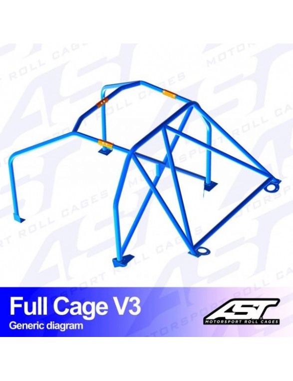 MAZDA RX-7 (FD) roll cage 3 door Coupe full roll cage V3