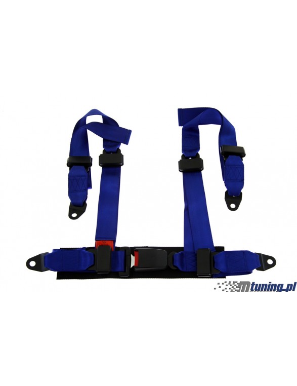 Sports belts 4p 2 "Blue - Monza