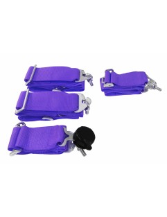 4p 3 "Purple Sports Belts - Quick