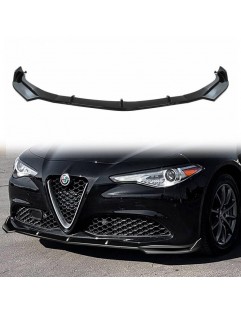 Front splitter Alfa Romeo Giulia 2017 Gloss Black