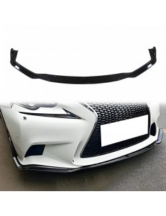 Front bumper spoiler Lexus IS F 14-16 Glossy Black