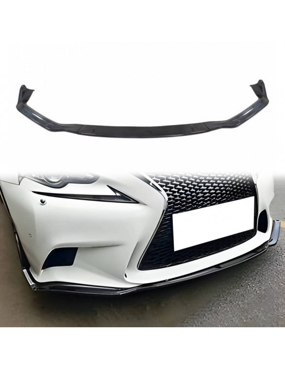 Front bumper spoiler Lexus IS F 14-16 Carbon Look