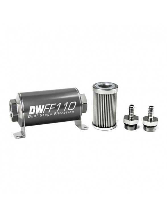 DeatschWerks Fuel filter 10 microns 5/16 "110mm