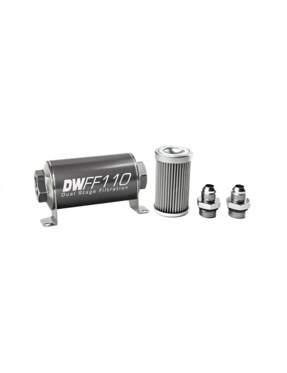 DeatschWerks Fuel filter 10 microns AN8 110mm