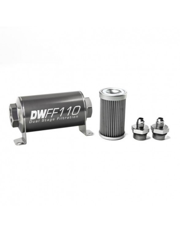 DeatschWerks Fuel filter 40 microns AN6 110mm