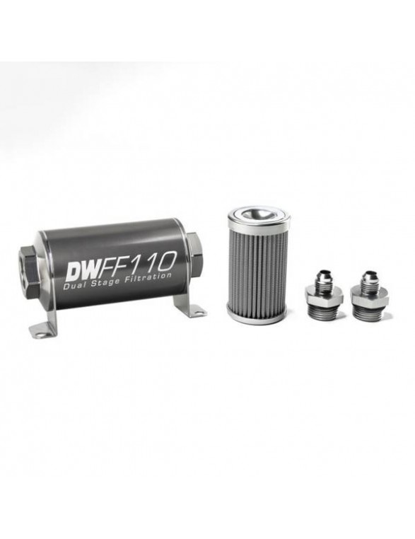 DeatschWerks Fuel filter 100 microns AN6 110mm