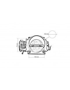 Przepustnica TurboWorks GM LS1/LS2/LS3/LS6/LS7 102mm