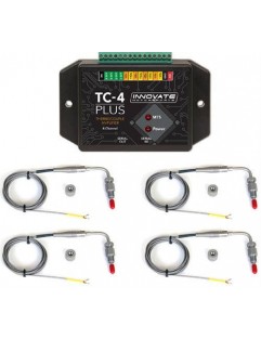 Innovate TC-4 PLUS thermocouple amplifier with EGT K probes