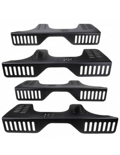 FIA BMW E46 bucket seat mounting. Driver and Passenger Side Set, Black