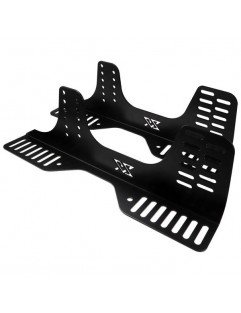 FIA BMW E36 bucket seat mount. Passenger side, Black