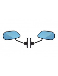 Universal Mirrors F2 ABS Manual Blue Glass