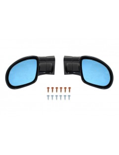 Universal Mirrors M3 Look Sport ABS Black Manual Blue Glass