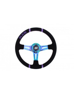 Steering wheel SLIDE 350mm Offset: 45mm Suede Neochrome