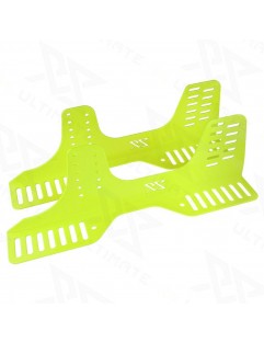 FIA BMW E36 bucket seat mounting. Fluo driver's side