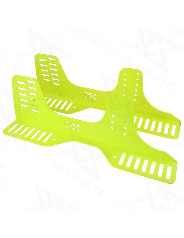 FIA BMW E36 bucket seat mounting. Fluo passenger side