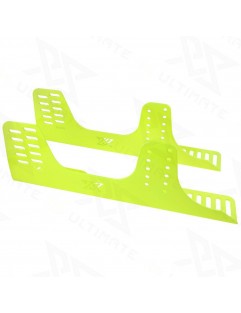 FIA BMW E46 bucket seat mounting. Fluo driver's side